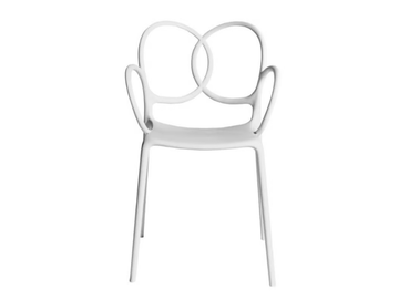 DRIADE - SISSI WHITE - Polypropylene garden chair with armrests by In Stock - view 2